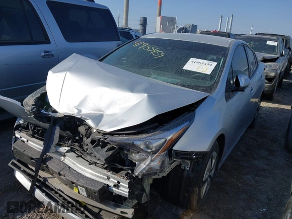 2018 Toyota Prius Two with VIN JTDKBRFU8J3059458, listed as a IAAI auction lot 41955459 with 181,787 mi miles and . Bid and sale history available at carsss.com. Image 18.