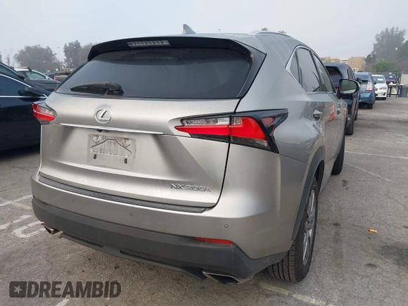 2015 Lexus NX 200t with VIN JTJYARBZ8F2013718, listed as a IAAI auction lot 41641044 with 91,879 mi miles. Bid and sale history available at carsss.com. Image 4.