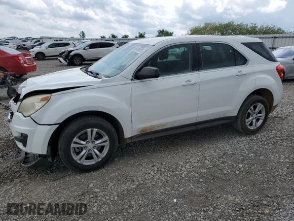 2013 Chevrolet Equinox LS z VIN 1GNALBEK3DZ116089, wystawiony jako Copart lot #54865075 z przebiegiem 188 632 mil mil oraz Szkoda całkowita • Salvage title. Historia ofert i sprzedaży dostępna na DreamBid. Obrazek 1.