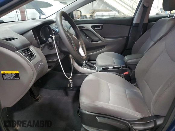 2015 Hyundai Elantra SE with VIN 5NPDH4AE7FH582461, listed as a Copart auction lot 51911745 with 49,610 mi miles and Salvage Title. Bid and sale history available at carsss.com. Image 7.