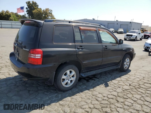 2001 Toyota Highlander with VIN JTEHF21AX10007944, listed as a Copart auction lot 60095505 with 296,404 mi miles and Clean title. Bid and sale history available at DreamBid. Image 3.