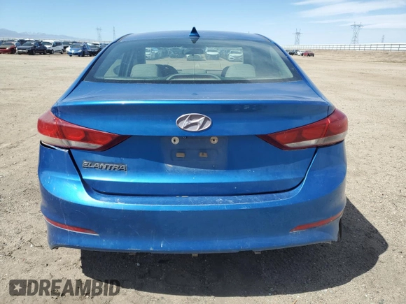 2018 Hyundai Elantra SEL with VIN 5NPD84LF5JH286496, listed as a Copart auction lot 51162785 with 146,532 mi miles and Salvage Title. Bid and sale history available at DreamBid. Image 6.