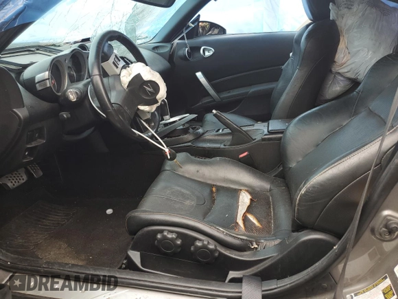 2008 Nissan 350Z Grand Touring with VIN JN1BZ34E08M750981, listed as a Copart auction lot 51760525 with Not Provided miles and Salvage Title. Bid and sale history available at carsss.com. Image 7.