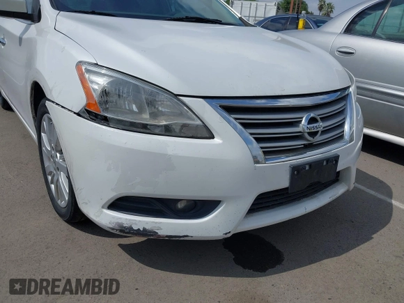 2013 Nissan Sentra SV with VIN 3N1AB7AP5DL645998, listed as a IAAI auction lot 42072709 with 172,077 mi miles. Bid and sale history available at carsss.com. Image 6.
