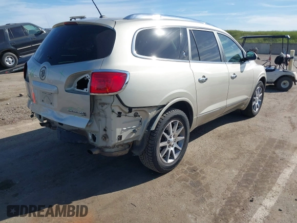 2015 Buick Enclave Leather with VIN 5GAKVBKD4FJ277406, listed as a IAAI auction lot 42020127 with Not Provided miles and . Bid and sale history available at carsss.com. Image 4.