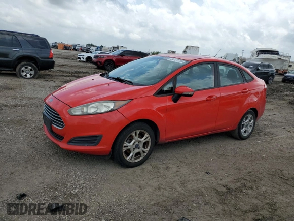 2015 Ford Fiesta SE with VIN 3FADP4BJ4FM191315, listed as a Copart auction lot 54177715 with 108,704 mi miles and Clean Title. Bid and sale history available at carsss.com. Image 1.