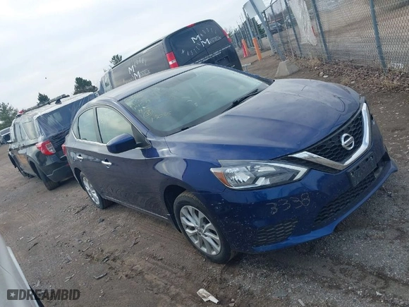2019 Nissan Sentra SR with VIN 3N1AB7APXKY377529, listed as a IAAI auction lot 41643338 with 82,872 mi miles. Bid and sale history available at carsss.com. Image 1.