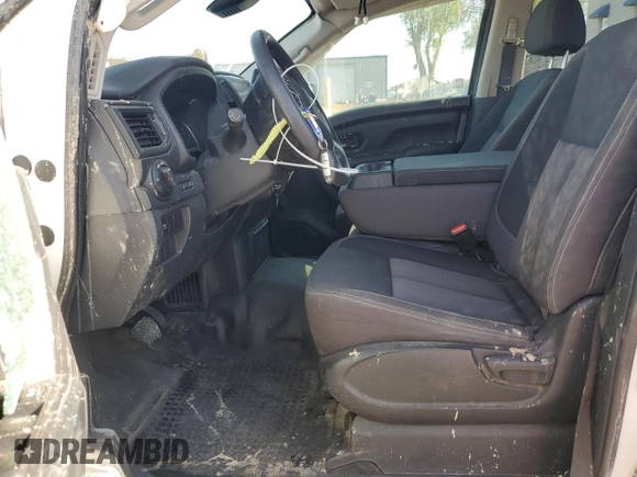 2022 Nissan Titan SV z VIN 1N6AA1FA8NN106193, wystawiony jako Copart lot #56479285 z przebiegiem 27 443 mil mil oraz Szkoda całkowita • Salvage title. Historia ofert i sprzedaży dostępna na DreamBid. Obrazek 7.