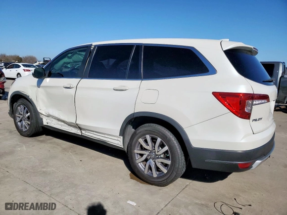 2019 Honda Pilot EX-L with VIN 5FNYF5H5XKB017407, listed as a Copart auction lot 46746065 with 122,898 mi miles and Salvage Title. Bid and sale history available at carsss.com. Image 2.