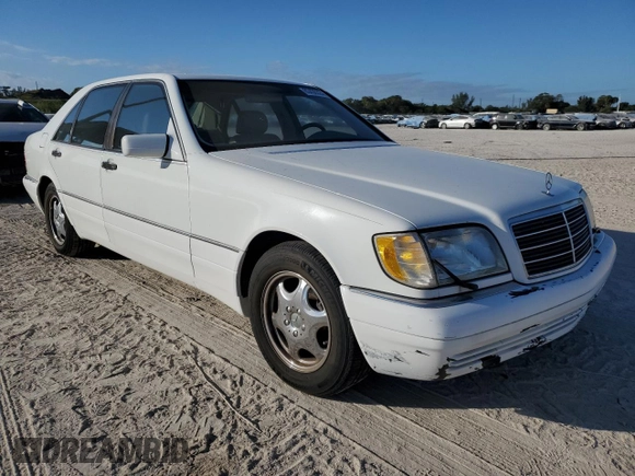 1998 Mercedes-Benz S-Class with VIN WDBGA43G0WA402064, listed as a Copart auction lot 83436324 with 120,726 mi miles and Clean Title. Bid and sale history available at carsss.com. Image 4.