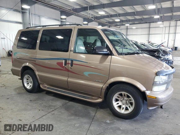 2002 Chevrolet Astro with VIN 1GNDM19XX2B149977, listed as a Copart auction lot 73148144 with 147,742 mi miles and Salvage Title. Bid and sale history available at carsss.com. Image 4.