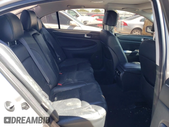 2012 Hyundai Genesis 5.0L R-Spec with VIN KMHGC4DH6CU176802, listed as a Copart auction lot 61242054 with 142,779 mi miles and Salvage Title. Bid and sale history available at carsss.com. Image 10.