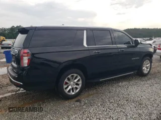 2022 Chevrolet Suburban Premier with VIN 1GNSCFKD0NR177371, listed as a Copart auction lot 65184644 with 48,882 mi miles and Salvage title. Bid and sale history available at DreamBid. Image 3.