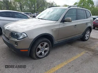 2007 BMW X3 3.0si with VIN WBXPC93427WF26426, listed as a IAAI auction lot 42052933 with 111,944 mi miles. Bid and sale history available at carsss.com. Image 2.