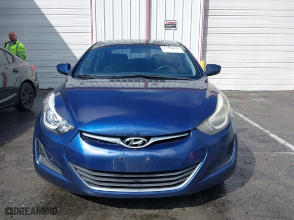 2016 Hyundai Elantra SE with VIN 5NPDH4AE2GH691895, listed as a IAAI auction lot 41778639 with 136,738 mi miles. Bid and sale history available at carsss.com. Image 12.