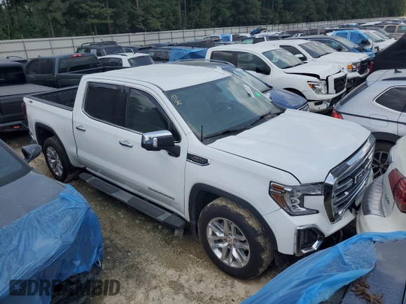2022 GMC Sierra 1500 SLT z VIN 3GTU9DED6NG158615, wystawiony jako Copart lot #56938305 z przebiegiem 45 644 mil mil oraz Szkoda całkowita • Salvage title. Historia ofert i sprzedaży dostępna na DreamBid. Obrazek 4.