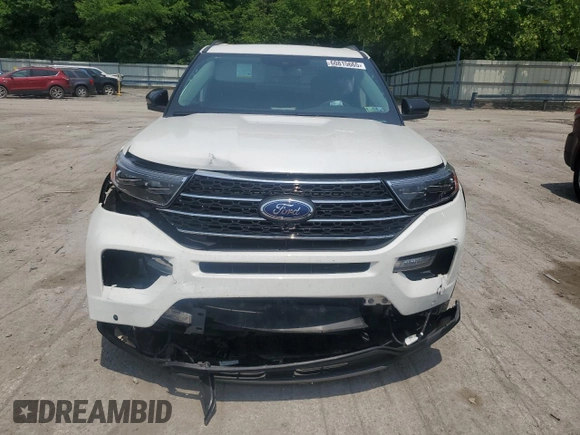 2023 Ford Explorer XLT with VIN 1FMSK8DH4PGC05738, listed as a Copart auction lot 60815665 with 16,313 mi miles and Salvage title. Bid and sale history available at DreamBid. Image 5.
