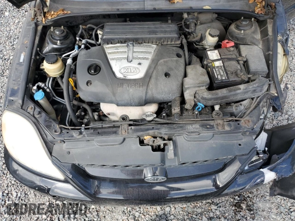 2003 Kia Rio with VIN KNADC165036169340, listed as a Copart auction lot 51538975 with 136,054 mi miles and Salvage Title. Bid and sale history available at carsss.com. Image 12.