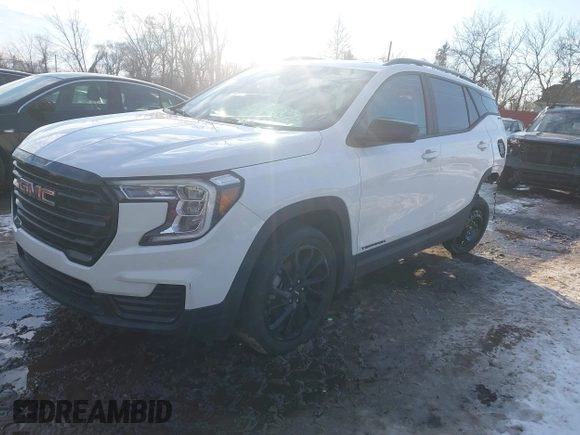 2023 GMC Terrain SLE with VIN 3GKALTEG3PL133095, listed as a IAAI auction lot 41354284 with 36,584 mi miles. Bid and sale history available at carsss.com. Image 20.