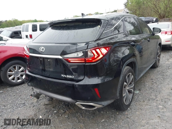 2017 Lexus RX 350 with VIN 2T2ZZMCA3HC043611, listed as a IAAI auction lot 41963202 with 183,603 mi miles and . Bid and sale history available at DreamBid. Image 4.