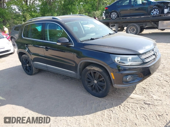 2012 Volkswagen Tiguan SEL with VIN WVGAV7AX5CW544968, listed as a IAAI auction lot 42212952 with 172,758 mi miles and . Bid and sale history available at DreamBid. Image 1.