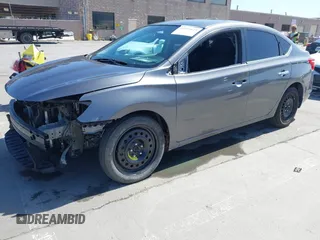 2019 Nissan Sentra S with VIN 3N1AB7AP7KY252391, listed as a IAAI auction lot 41969629 with 100,995 mi miles. Bid and sale history available at carsss.com. Image 2.