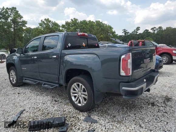 2017 GMC Canyon 2WD SLT z VIN 1GTG5DEN3H1157748, wystawiony jako Copart lot #67130764 z przebiegiem 78 762 mil mil oraz Szkody całkowita. Historia ofert i sprzedaży dostępna na DreamBid. Obrazek 2.