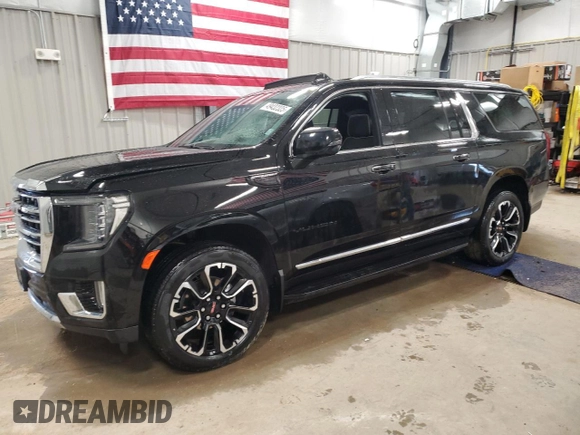 2023 GMC Yukon XL SLT with VIN 1GKS2GKD1PR259778, listed as a Copart auction lot 49432325 with 26,049 mi miles and Salvage Title. Bid and sale history available at DreamBid. Image 1.