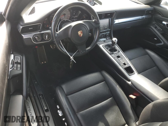 2015 Porsche 911 Carrera S with VIN WP0CB2A95FS154734, listed as a Copart auction lot 45084485 with 28,801 mi miles and Salvage Title. Bid and sale history available at DreamBid. Image 8.
