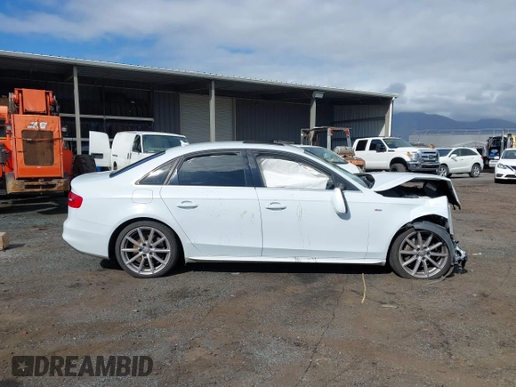 2014 Audi A4 Premium Plus with VIN WAUFFAFL5EN003791, listed as a IAAI auction lot 41481960 with 95,208 mi miles. Bid and sale history available at carsss.com. Image 14.