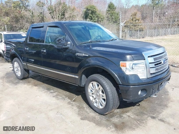2013 Ford F-150 XL with VIN 1FTFW1EF2DFA12875, listed as a IAAI auction lot 41699585 with 123,703 mi miles. Bid and sale history available at carsss.com. Image 1.