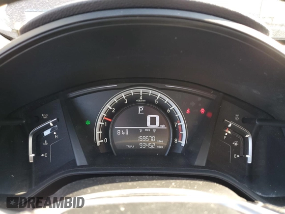 2018 Honda CR-V LX with VIN 2HKRW6H30JH203322, listed as a Copart auction lot 53071435 with 159,570 mi miles and Salvage Title. Bid and sale history available at DreamBid. Image 9.
