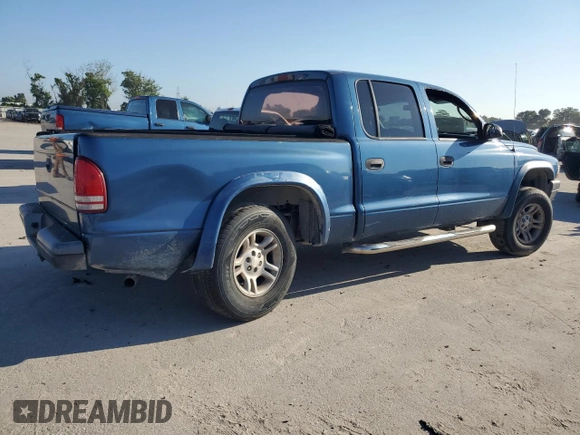 2004 Dodge Dakota Sport with VIN 1D7HG38N14S770031, listed as a Copart auction lot 72001434 with 131,547 mi miles and Salvage Title. Bid and sale history available at DreamBid. Image 3.