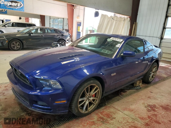 2014 Ford Mustang GT with VIN 1ZVBP8CF4E5245006, listed as a Copart auction lot 56362415 with 68,423 mi miles and Salvage title. Bid and sale history available at DreamBid. Image 1.