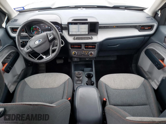 2023 Ford Maverick XL with VIN 3FTTW8E30PRA90063, listed as a Copart auction lot 51502685 with 34,133 mi miles and Salvage Title. Bid and sale history available at DreamBid. Image 8.