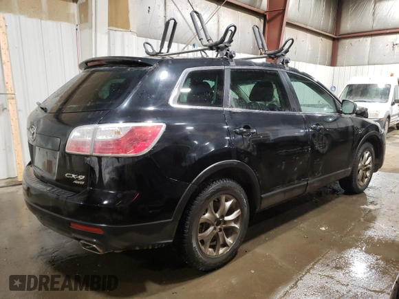 2012 Mazda CX-9 Sport with VIN JM3TB3BA6C0352283, listed as a Copart auction lot 49445745 with 105,991 mi miles and Non Repairable. Bid and sale history available at carsss.com. Image 3.