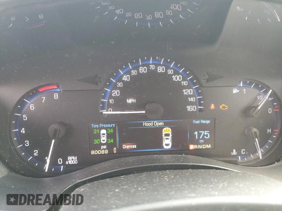 2014 Cadillac ATS Luxury RWD with VIN 1G6AB5RX4E0110961, listed as a Copart auction lot 50615165 with 80,089 mi miles and Salvage Title. Bid and sale history available at carsss.com. Image 9.
