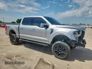 2023 Ford F-150 XL with VIN 1FTFW1ED3PFB64344, listed as a Copart auction lot 55409115 with 20,817 mi miles and Salvage title. Bid and sale history available at DreamBid. Image 4.
