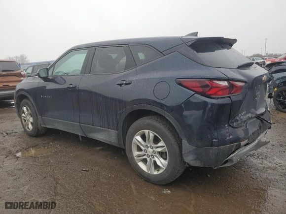 2020 Chevrolet Blazer LT with VIN 3GNKBCRS5LS698618, listed as a Copart auction lot 81306494 with 73,798 mi miles and Salvage Title. Bid and sale history available at carsss.com. Image 2.