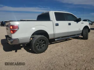 2012 Ford F-150 XL with VIN 1FTFW1CT0CKE05742, listed as a Copart auction lot 87447524 with 152,210 mi miles and Salvage Title. Bid and sale history available at carsss.com. Image 3.