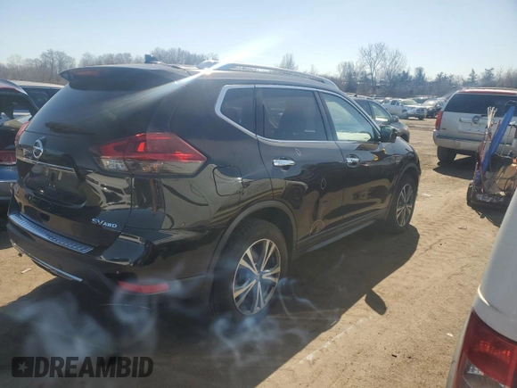 2019 Nissan Rogue SV with VIN 5N1AT2MV9KC816800, listed as a Copart auction lot 49165225 with 107,665 mi miles and Salvage Title. Bid and sale history available at carsss.com. Image 3.