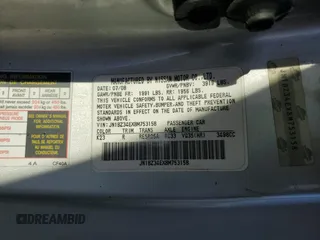 2008 Nissan 350Z Touring z VIN JN1BZ34EX8M753158, wystawiony jako Copart lot #57711145 z przebiegiem 113 142 mil mil oraz Szkoda całkowita • Salvage title. Historia ofert i sprzedaży dostępna na DreamBid. Obrazek 12.