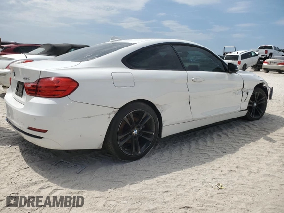 2014 BMW 4 Series 428i xDrive with VIN WBA3N9C50EF721267, listed as a Copart auction lot 55880705 with 117,748 mi miles and Clean Title. Bid and sale history available at carsss.com. Image 3.