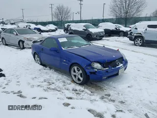 1998 Mercedes-Benz SLK-Class with VIN WDBKK47F0WF079632, listed as a IAAI auction lot 41564649 with 78,384 mi miles. Bid and sale history available at carsss.com. Image 1.