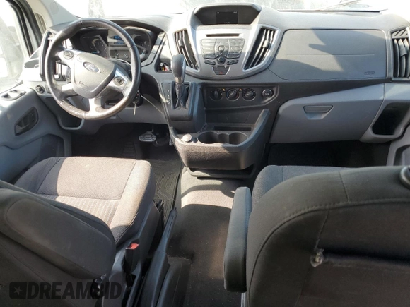 2017 Ford Transit XL with VIN 1FBZX2YM8HKA63177, listed as a Copart auction lot 54858195 with 123,403 mi miles and Salvage Title. Bid and sale history available at DreamBid. Image 8.