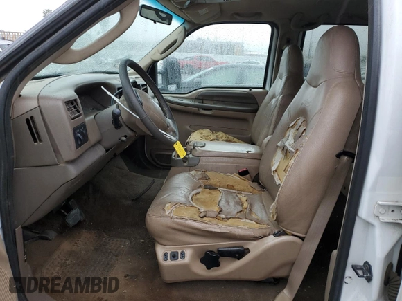 2003 Ford F-350 XL with VIN 1FTSW30F63EB07672, listed as a Copart auction lot 44244575 with 243,624 mi miles and Salvage Title. Bid and sale history available at DreamBid. Image 7.