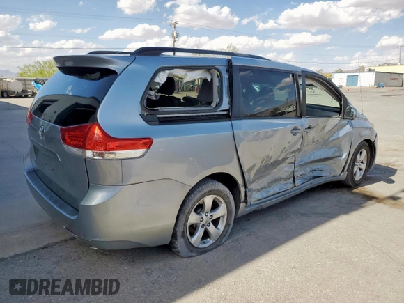 2014 Toyota Sienna LE AAS with VIN 5TDKK3DCXES518968, listed as a Copart auction lot 59553905 with 176,074 mi miles and Salvage title. Bid and sale history available at DreamBid. Image 3.