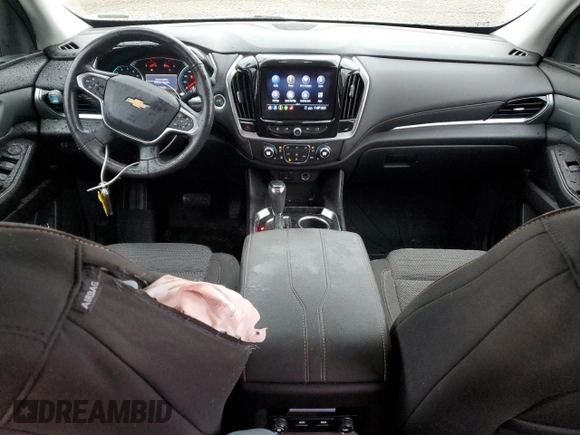 2020 Chevrolet Traverse LT Cloth with VIN 1GNERGKW6LJ126505, listed as a Copart auction lot 55295755 with 33,267 mi miles and Non repairable. Bid and sale history available at DreamBid. Image 8.