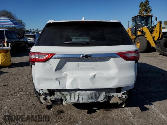 2020 Chevrolet Traverse LS with VIN 1GNERFKW1LJ229602, listed as a Copart auction lot 88529455 with 80,680 mi miles and Salvage Title. Bid and sale history available at carsss.com. Image 6.