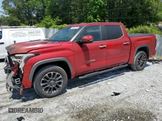 2024 Toyota Tundra Limited Hybrid with VIN 5TFJC5AB5RX003845, listed as a Copart auction lot 55306105 with 8,905 mi miles and Salvage title. Bid and sale history available at DreamBid. Image 1.